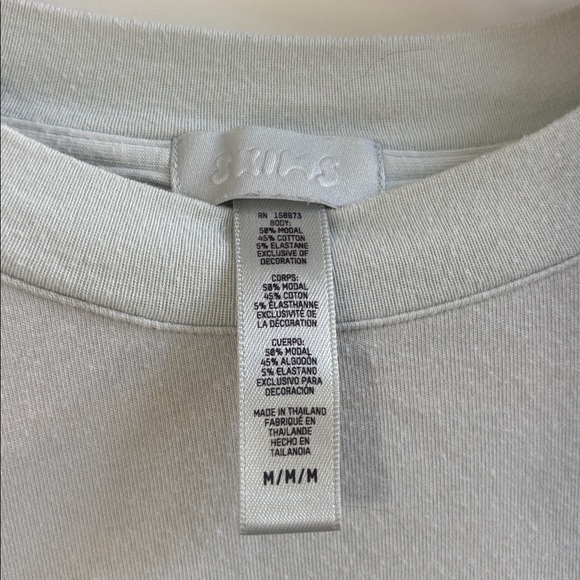 SKIMS Women's Boyfriend Long Sleeve T-Shirt-M - Picture 5 of 6